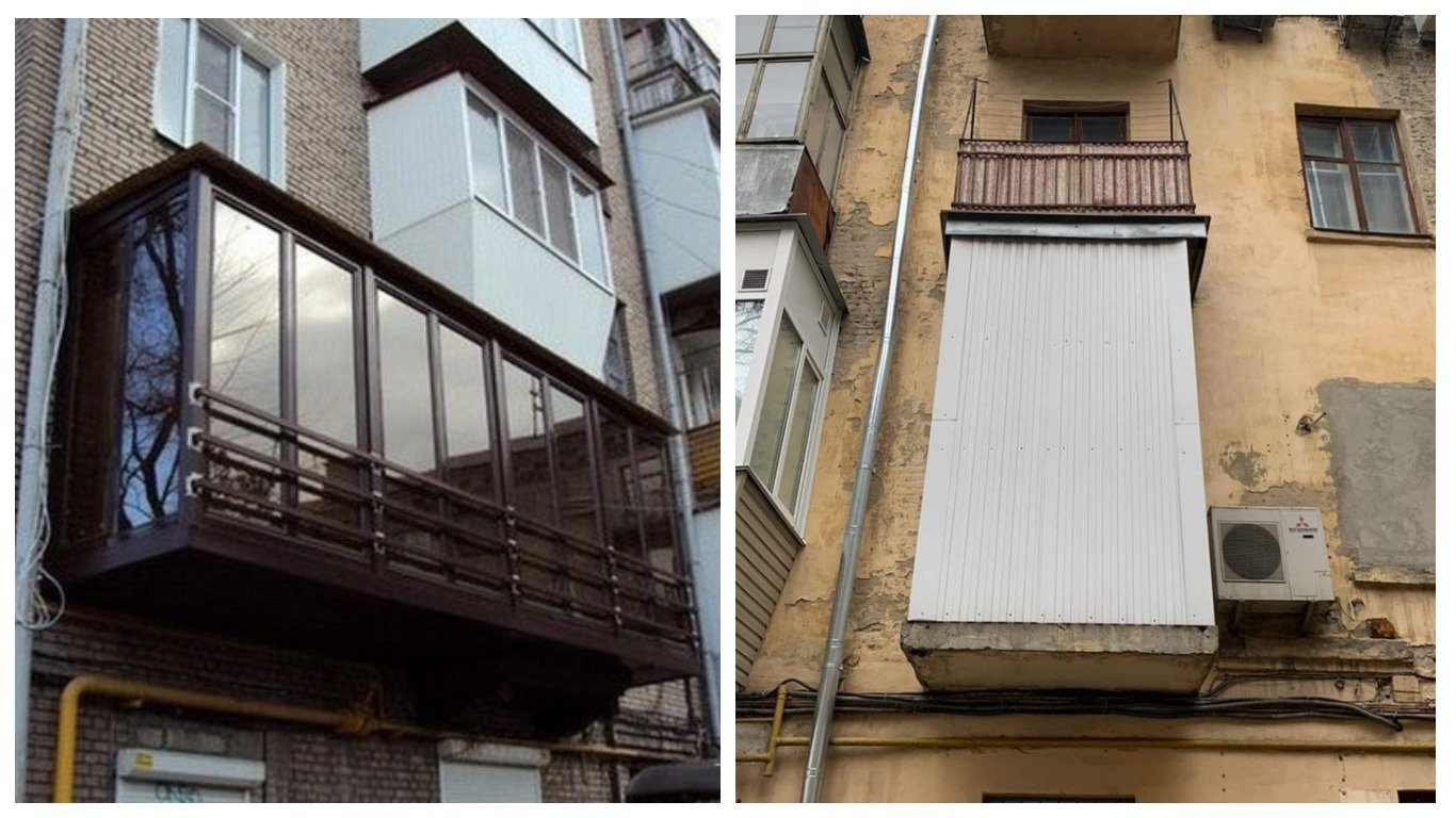 Двухъярусный балкон