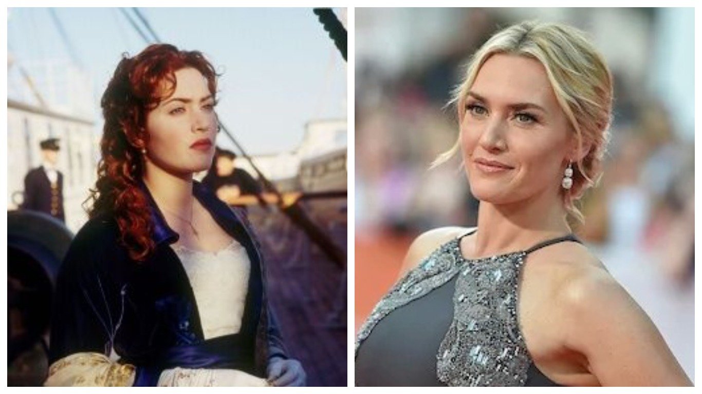 Кейт Уинслет в молодости Титаник